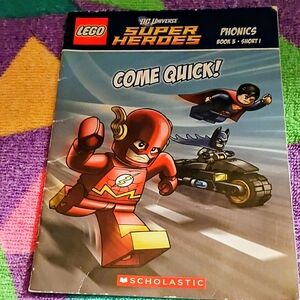 LEGO Super Heroes Book with Red and Blue Cover